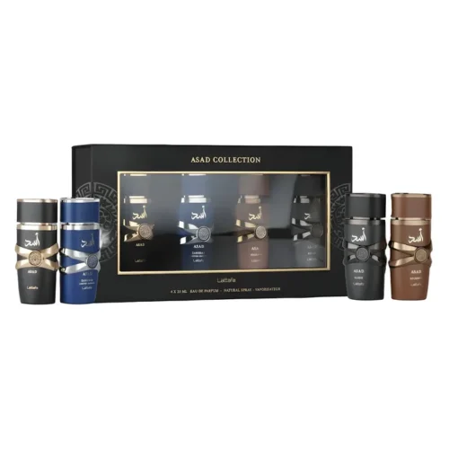 Lattafa Asad Perfume Set of 4 Collection 25ml EDP